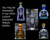 1800 Tequila Custom Engraved & Personalized Bottle Decanter, Empty Decanter Liquorware Gifts