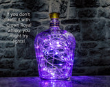 Crown Royal Whisky Custom Engraved & Personalized Bottle Decanter Decanter Liquorware Gifts