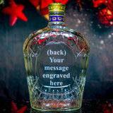 Crown Royal Whisky Custom Engraved & Personalized Bottle Decanter Decanter Liquorware Gifts