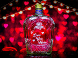 Crown Royal Whisky Valentine's Day Engraved & Personalized Bottle Decanter Decanter Liquorware Gifts
