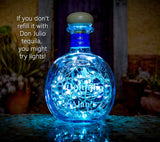 Don Julio Blanco Tequila Custom Engraved & Personalized Bottle Decanter, Empty Decanter Liquorware Gifts