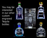 Don Julio Resposado Tequila Custom Engraved & Personalized Bottle Decanter, Empty Decanter Liquorware Gifts
