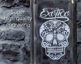 Exotico Tequila Custom Engraved & Personalized Bottle Decanter, Empty Decanter Liquorware Gifts