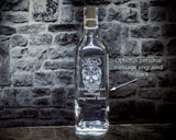 Exotico Tequila Custom Engraved & Personalized Bottle Decanter, Empty Decanter Liquorware Gifts