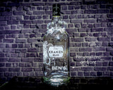 Kraken Rum Custom Engraved Personalized Bottle Decanter , Empty Decanter Liquorware Gifts