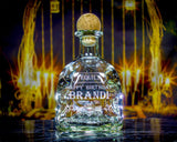 Patron Tequila Custom Look-alike Label Bottle Decanter, Empty Decanter Liquorware Gifts