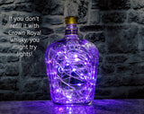 Crown Royal Whisky Custom Engraved & Personalized Bottle Decanter Decanter Liquorware Gifts 