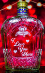 Crown Royal Whisky Valentine's Day Engraved & Personalized Bottle Decanter Decanter Liquorware Gifts 