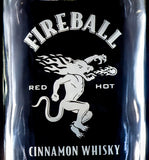 Fireball Whisky / Whiskey Custom Engraved & Personalized Bottle Decanter, Empty Decanter Liquorware Gifts 