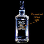 Jack Daniel's Whiskey Engraved & Personalized Bottle-Decanter, Empty Decanter Liquorware Gifts 